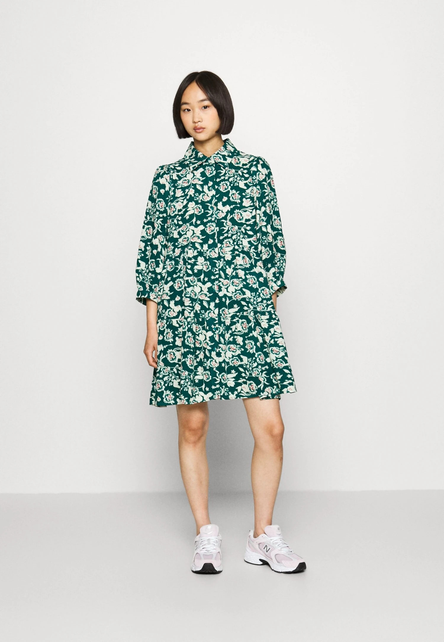Yasbimla Shirt Dress - Blousejurk - Deep Lakeaop 4 Yasbimla Shirt Dress - Blousejurk - Deep Lakeaop - Afbeelding 2