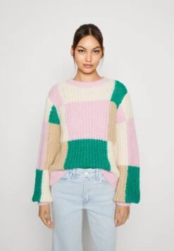 Yastetri - Trui - Pepper Green/Multi Colour