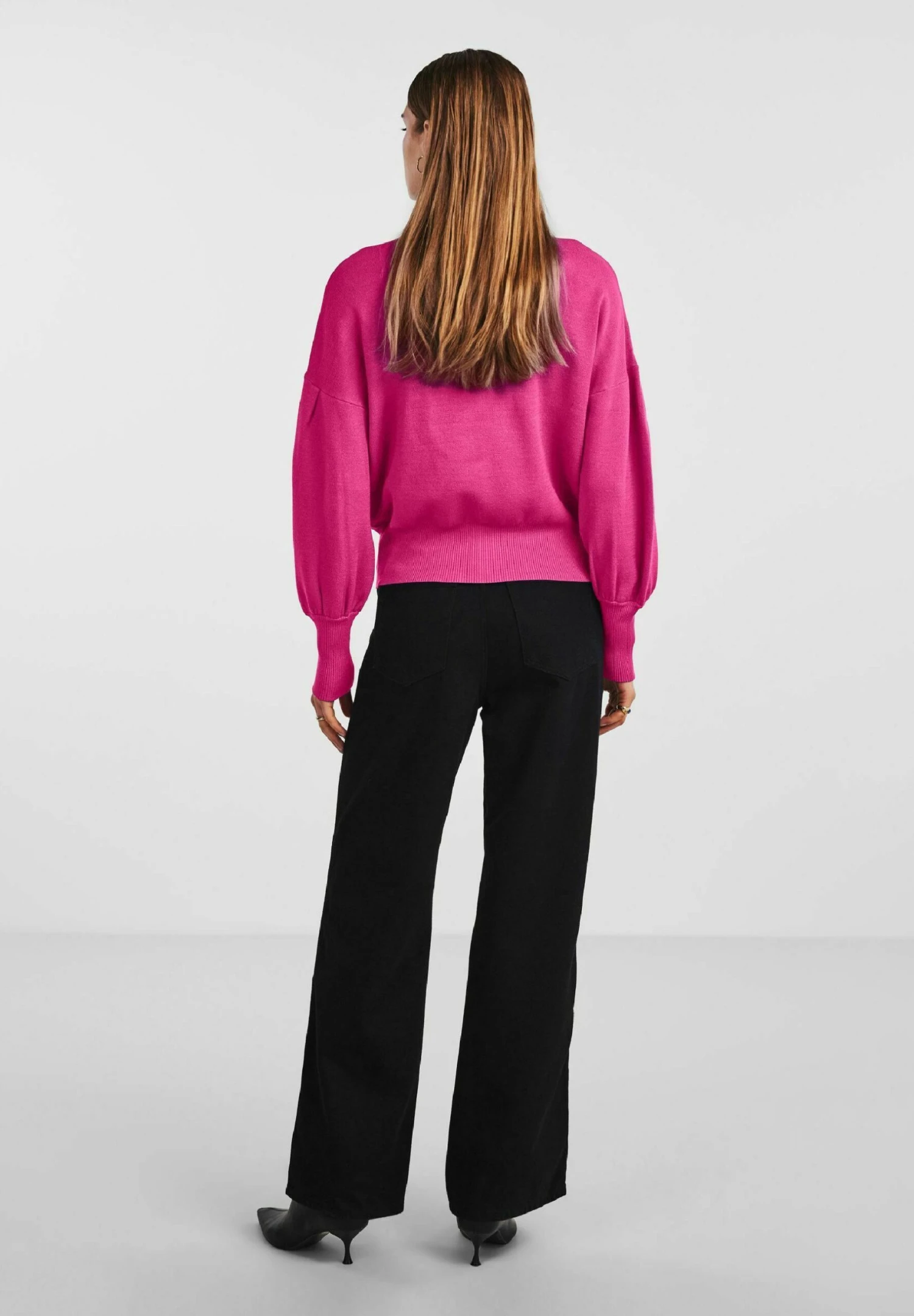 YAS Fonny - Trui - Fuchsia Purple 5 YAS Fonny - Trui - Fuchsia Purple - Afbeelding 3