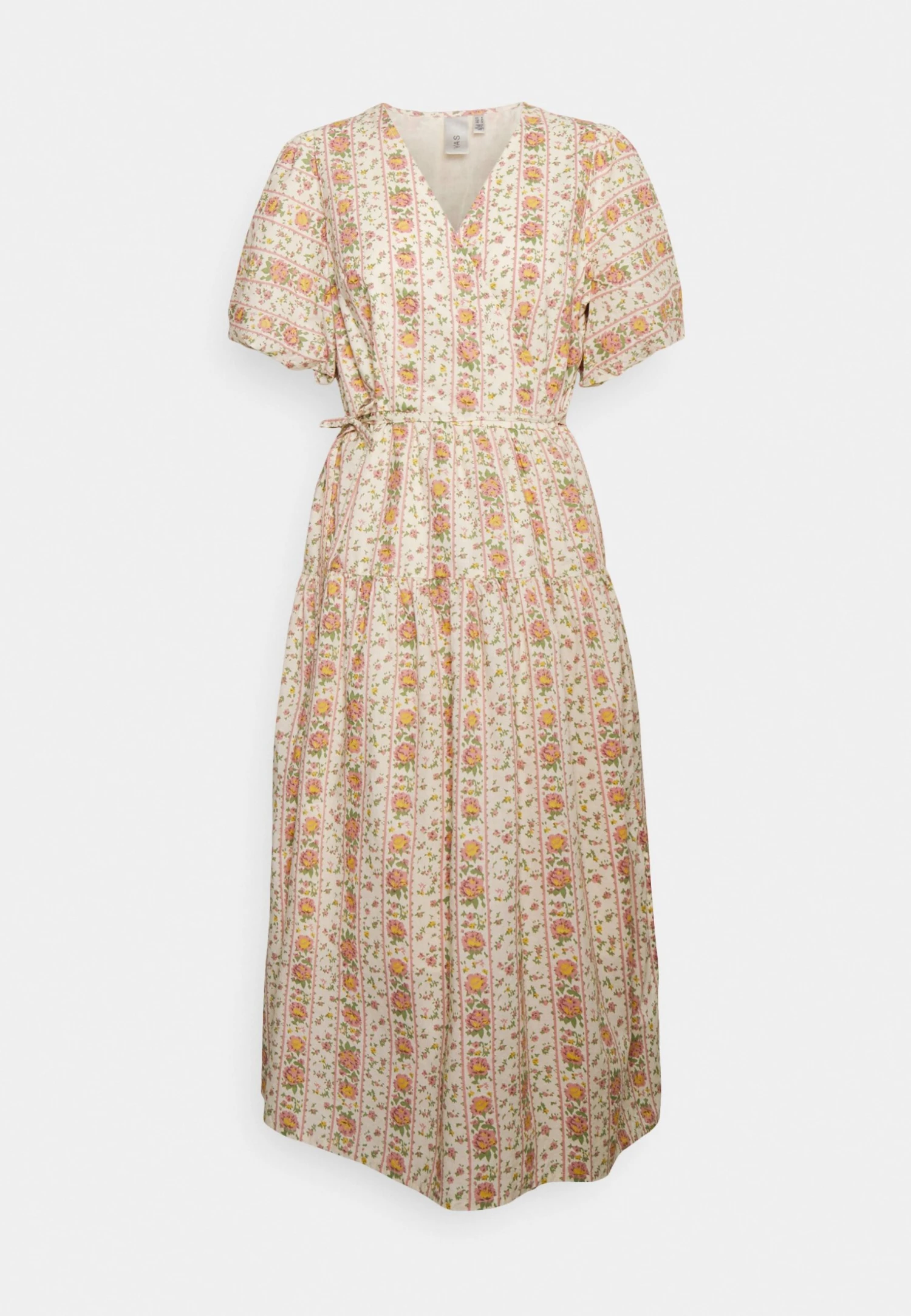 Yasnoru 2/4 Midi Wrap Dress S. - Jurk - Birch/Noru Print 7 Yasnoru 2/4 Midi Wrap Dress S. - Jurk - Birch/Noru Print - Afbeelding 5