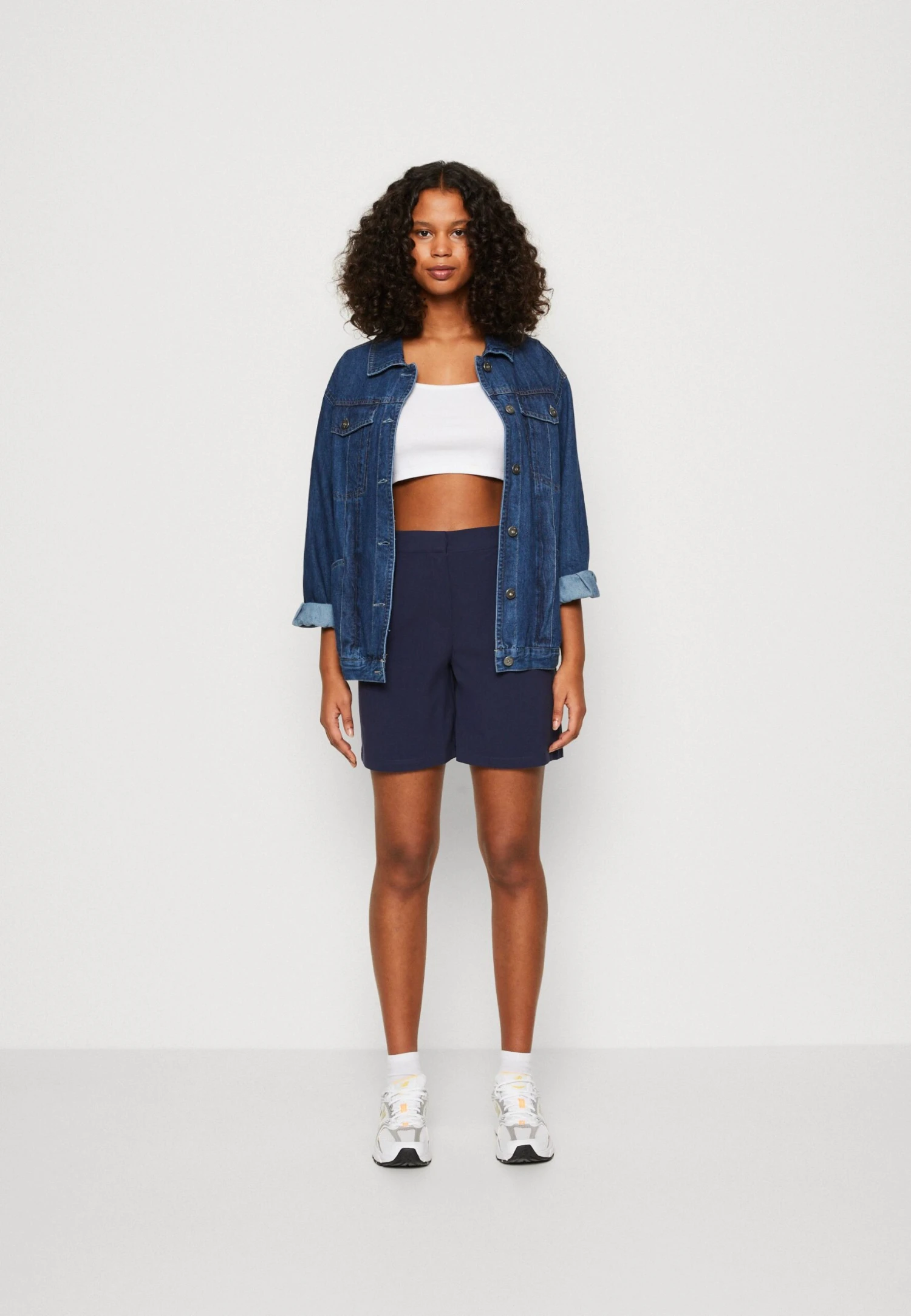 Yashelen - Shorts - Navy 4 Yashelen - Shorts - Navy - Afbeelding 2