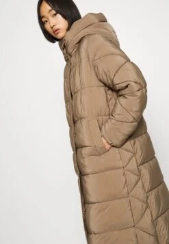 Yasliro Long Padded Coat - Winterjas - Caribou -Yas ff576e29a6de427d8ebdfde75c80e1ac